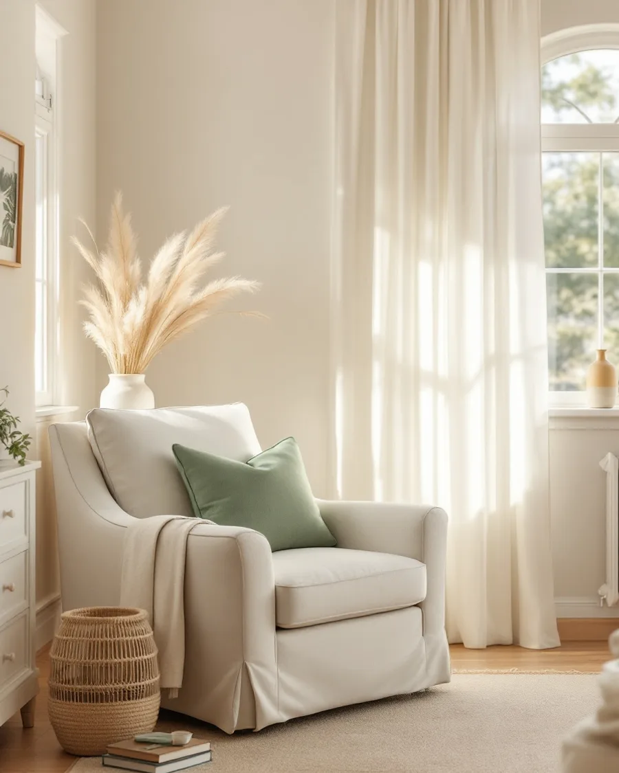 A calm, organized Edmonton living room ready to move into